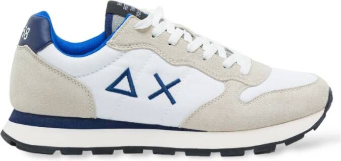 Sun68 Iconische ΔX Logo Sneakers White Heren