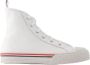 Thom Browne Leather sneakers White Heren - Thumbnail 1
