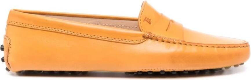 TOD'S Oranje Penny Loafer Instappers Orange Dames