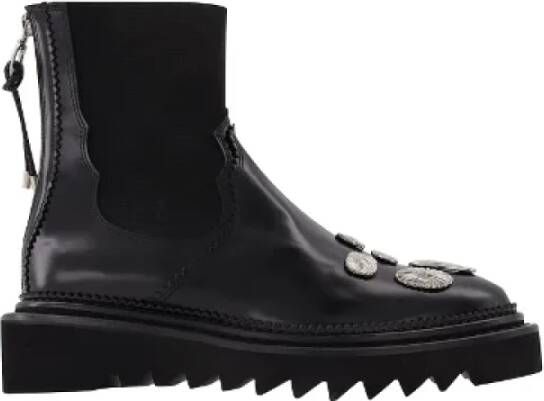 Toga Pulla Leather boots Black Dames