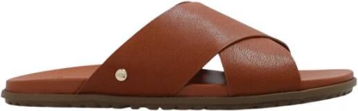 Ugg Solivan-slipper met gekruiste band voor Dames in Tan Leather
