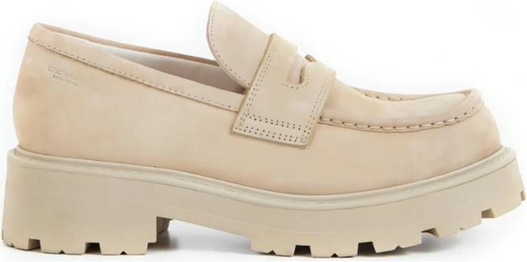 Vagabond Shoemakers Beige Leren Loafers voor Dames Beige Dames