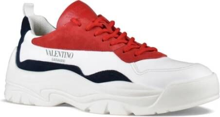Valentino Garavani Witte Leren Gumboy Sneakers White Heren