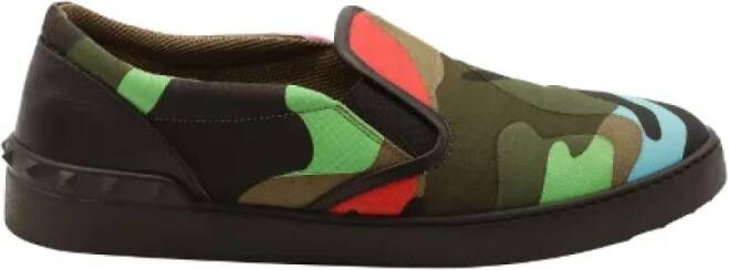 Valentino Vintage Pre-owned Canvas sneakers Multicolor Heren
