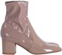 Valentino Vintage Pre-owned Leather boots Beige Dames - Thumbnail 1