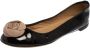 Valentino Vintage Pre-owned Leather flats Black Dames - Thumbnail 1