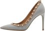Valentino Vintage Pre-owned Leather heels Gray Dames - Thumbnail 1