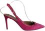 Valentino Vintage Pre-owned Suede heels Pink Dames - Thumbnail 1