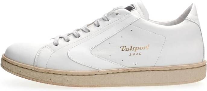 Valsport 1920 Italiaans Leren Witte Sneakers voor Mannen White Heren