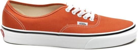 Vans Oranje Sneakers Authentic Orange Heren