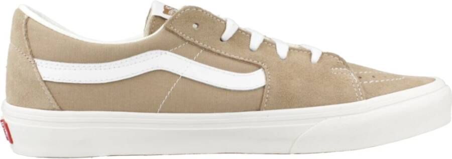 Vans Sk8-Low Sneakers wit beige