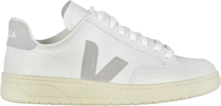 Veja V-12 Leren Sneakers White Dames