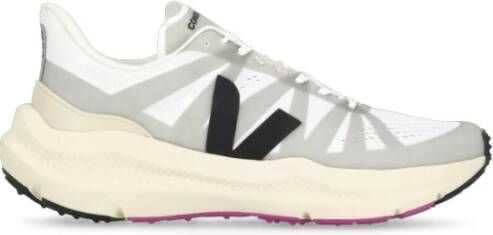 Veja Witte Sneakers Ronde Neus Vetersluiting Multicolor Heren