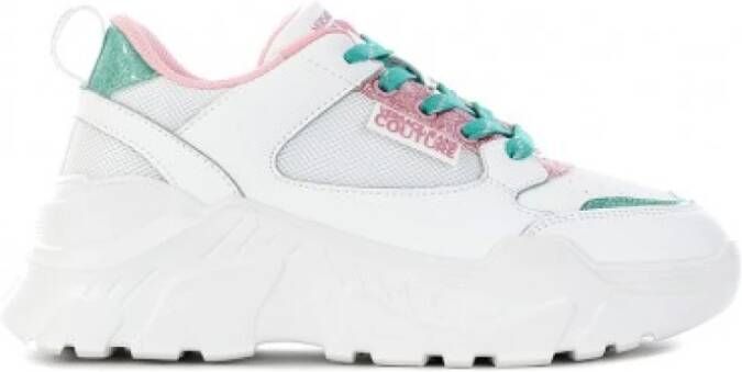 Versace Jeans Couture Chunky Sneakers voor modebewuste vrouwen White Dames