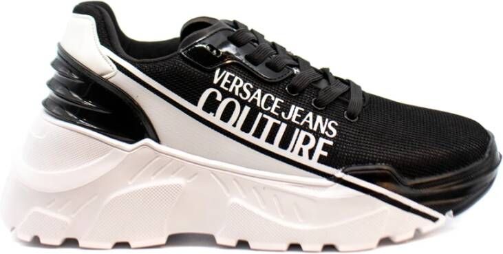 Versace Jeans Couture Moderne Zwarte Speedtrack Sneakers Black Heren