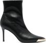 Versace Jeans Couture Zwarte Enkellaarsjes voor Dames Aw23 Zwart Dames - Thumbnail 1