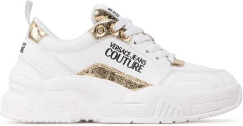 Versace Jeans Couture Witte Sneakers Schoenen White Dames