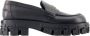 Versace Zwarte platte schoenen Mocassini Black Heren - Thumbnail 6