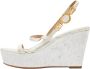 Versace Pre-owned Leather sandals White Dames - Thumbnail 1