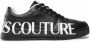 Versace Jeans Couture Witte leren sneakers met zwart contrastlogo White Heren - Thumbnail 5