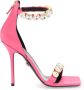 Versace Stijlvolle Zomer Sandalen voor Vrouwen Pink Dames - Thumbnail 5