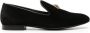 Versace Zwarte fluwelen loafers met Medusa-detail Black Heren - Thumbnail 3