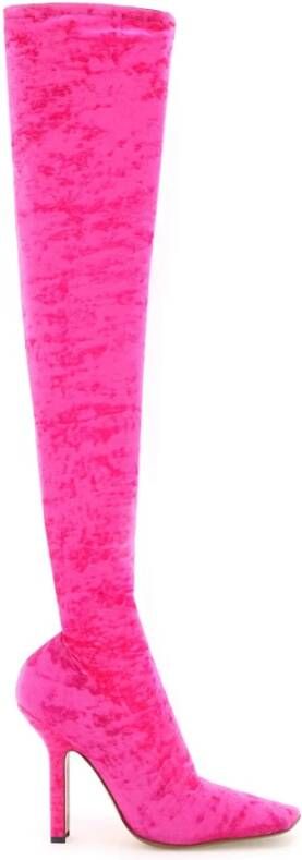 Vetements Fuchsia Chenille -laarzen Pink Dames