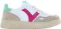 Victoria Leren sneakers met gespleten lederen effect White Dames - Thumbnail 7
