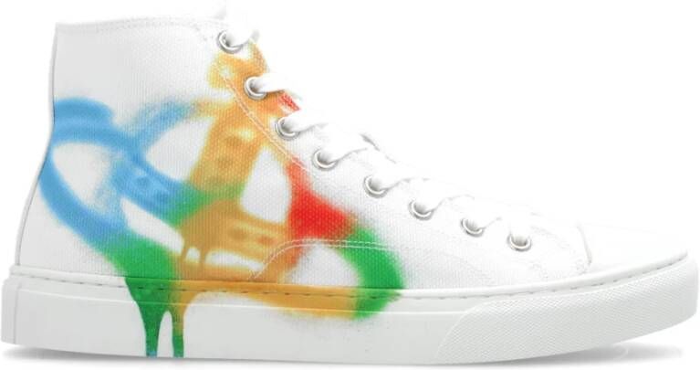 Vivienne Westwood Hoge sneakers met Plimsoll White Dames