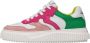 Voile blanche Leather and suede sneakers Laura Pink Dames - Thumbnail 1