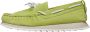 Voile blanche Leather loafers Mokk 01 Easy Woman Green Dames - Thumbnail 1
