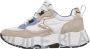 Voile blanche Suede and technical fabric sneakers Club105. White Dames - Thumbnail 1