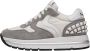 Voile blanche Suede and technical fabric sneakers Maran S Gray Dames - Thumbnail 1