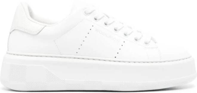 Woolrich Witte Sneakers met Geperforeerde Details White Dames