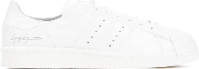 Y-3 Off White Leren Superstar Sneakers White Heren
