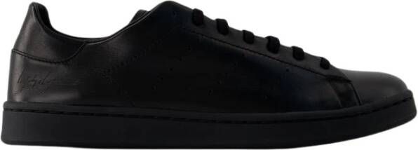Y-3 Zwarte Leren Stan Smith Sneakers Black
