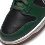 Nike Dunk High Retro University Chenille Swoosh Heren Sneakers Schoenen Leer Zwart-Groen DR8805 - Thumbnail 3