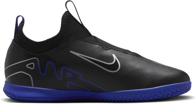 Nike Jr. Mercurial Vapor 15 Academy low top zaalvoetbalschoenen voor kleuters kids Zwart