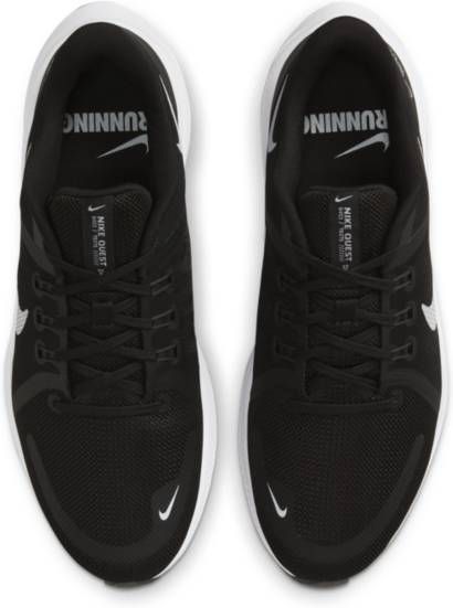 Nike Quest 4 Hardloopschoenen voor heren (straat) Zwart