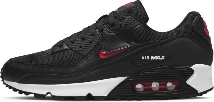 Nike Air Max 90 'Jewel 'Black' heren sneaker- zwart rood