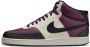 Nike Court Vision Mid Next Nature Sneakers Paars Zwart Wit - Thumbnail 3