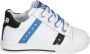 Develab 45011 leren sneakers wit blauw Jongens Leer Meerkleurig 20 - Thumbnail 4