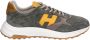 Hogan Hyperlight Suède Sneakers in Khaki Green Heren - Thumbnail 3
