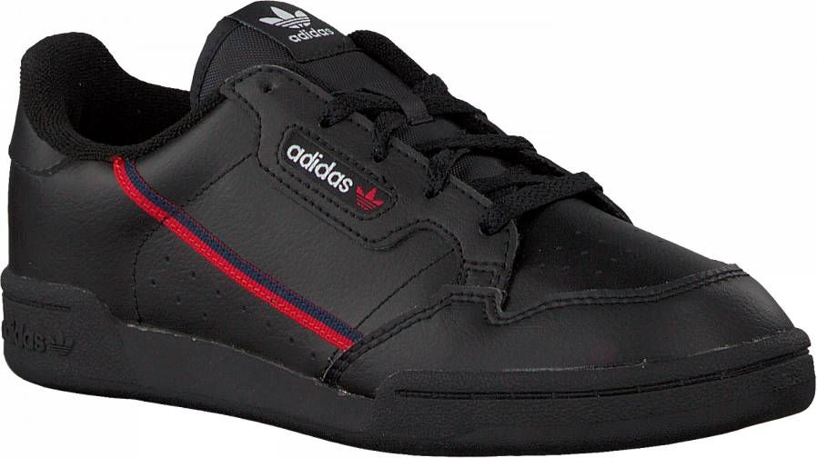 Adidas Zwarte Lage Sneakers Continental 80 C