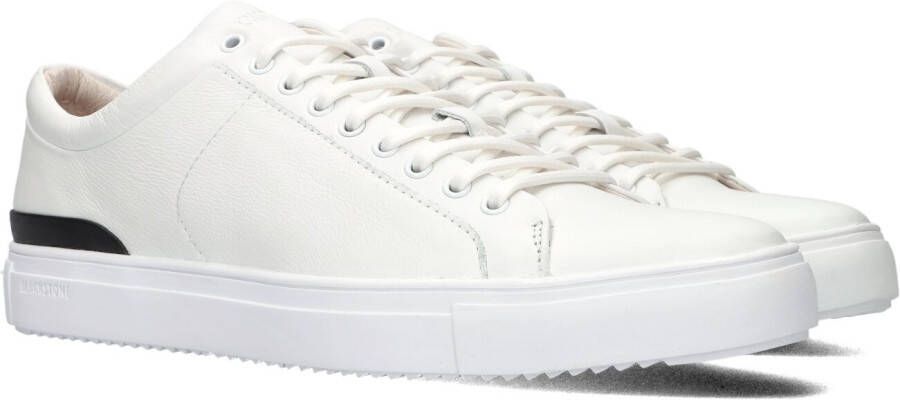 Blackstone Witte Lage Sneakers Mitchell