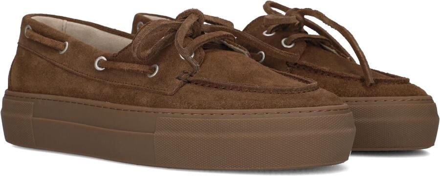 COPENHAGEN STUDIOS Veterschoenen Dames Cph177 Maat: 38 Materiaal: Suède Kleur: Bruin