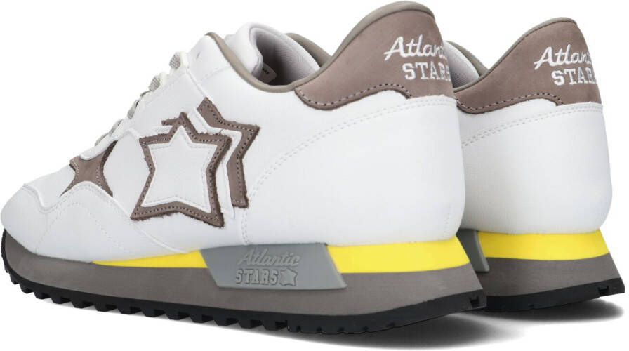 Atlantic Stars Witte Lage Sneakers Dracoc