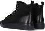 Blackstone Akna Yl55 Nero Hoge sneaker Zwart Dames - Thumbnail 5
