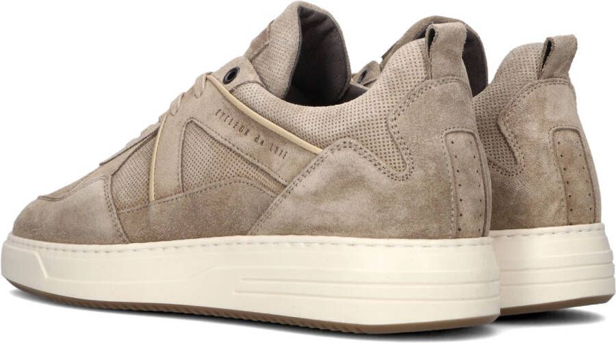 Cycleur de Luxe Taupe Lage Sneakers Piste