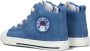 Develab 45005 623 Blue Suede Sneakers hoge sneakers - Thumbnail 4